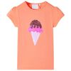 vidaXL Kindershirt 104 neonoranje