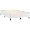 vidaXL Bedframe zonder matras 120x190 cm kunstleer wit