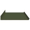 vidaXL Drijvende plank 2 pcs Olijf Groen 100 x 18 x 2,5 cm Staal