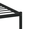vidaXL Bedframe met hoofdbord zonder matras bruin eiken 100x190 cm