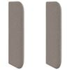 vidaXL Hoofdbord oor Taupe 40,5 x 40,5 x 4 cm Stof