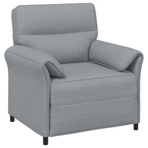 vidaXL Bank 100% polyester metalen frame MDF, Multiplex