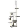 vidaXL Kattenmeubel vloer tot plafond 220-240 cm grijs