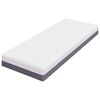 vidaXL Matras Wit en Grijs 80 x 200 cm Jacquard stof