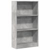 vidaXL Boekenkast 60x24x109 cm bewerkt hout betongrijs