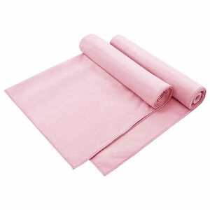 vidaXL Buiten Stoel Handdoeken 2 st Roze 130 x 60 cm
