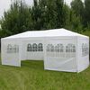 HI Tuinpaviljoen met zijwanden 3x6 m Wit
