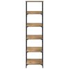 vidaXL Boekenkast Artisan Eiken 50 x 33 x 188,5 cm Bewerkt hout