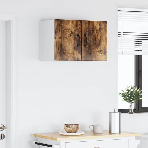 vidaXL Keukenkast Kalmar 2 pcs Gerookt eiken 30 x 31 x 40 cm