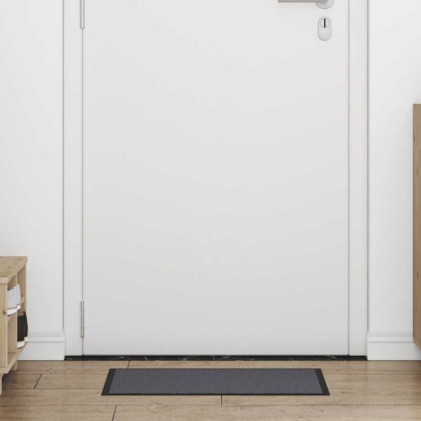vidaXL Deurmat 40x60 cm antracietkleurig
