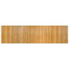 vidaXL Vloerkleed rechthoekig 80x300 cm bamboe naturel