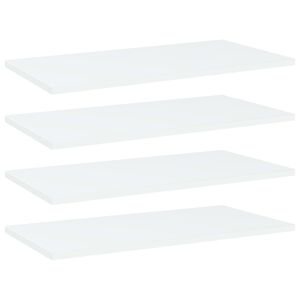 vidaXL Wandschappen 4 st 60x30x1,5 cm spaanplaat wit