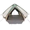 vidaXL Teepee Tent met dak met opslag Groen en Wit 490 x 410 x 210 cm
