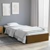 vidaXL Bedframe massief hout honingbruin 75x190 cm