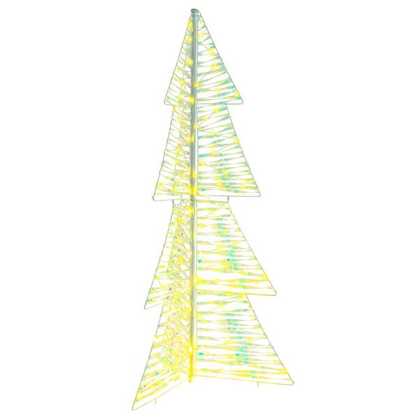 vidaXL Kerstboom met 160 LED Warmwit 150 cm PET