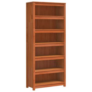 vidaXL Boekenkast Wasbruin 80 x 35 x 183 cm Massief grenenhout
