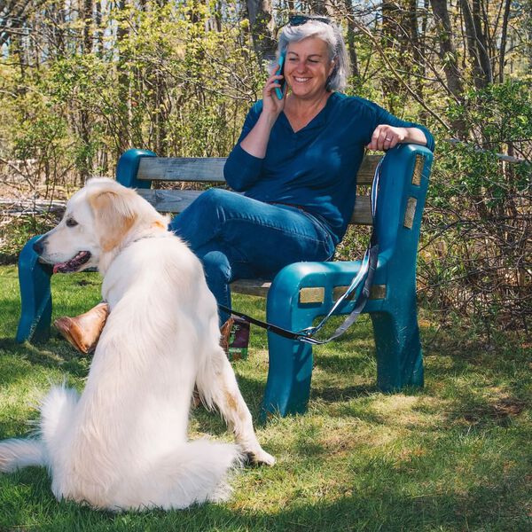 Kurgo Hondenriem reflecterend 6-in-1 Quantum zwart en blauw