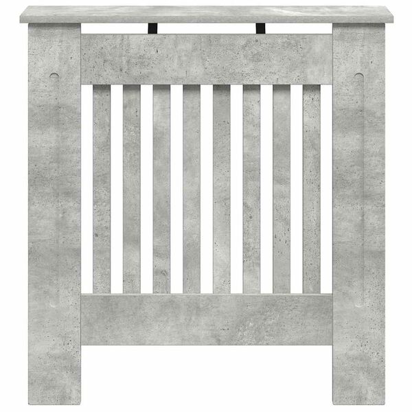 vidaXL Radiatorafdekking Beton Grijs 78 x 19 x 81,5 cm Bewerkt hout