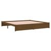 vidaXL Bedframe massief hout honingbruin 200x200 cm
