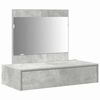 vidaXL Plafondtafel Grijs 83 x 40 x 70 cm Bewerkt hout