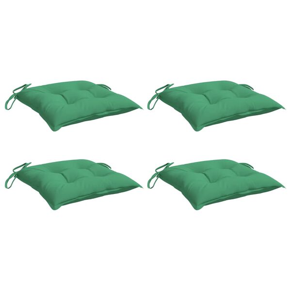 vidaXL Palletkussens 4 st 50x50x7 cm oxford stof groen
