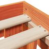 vidaXL Bedframe zonder matras massief grenenhout wasbruin 150x200 cm