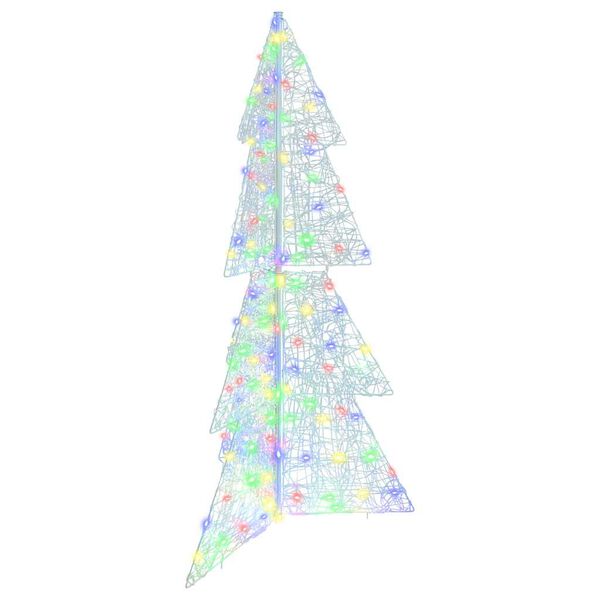 vidaXL Kerstboom met 160 LED Multikleur 150 cm Acryl