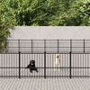 vidaXL Hondenkennel voor buiten 60,22 m&sup2; staal