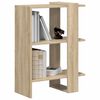 vidaXL Boekenkast Sonoma Eiken 52 x 25 x 71,5 cm Bewerkt hout