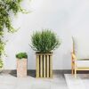 vidaXL Plantenbak Bruin 33 x 33 x 45 cm Geïmpregneerd grenen hout