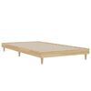 vidaXL Bedframe zonder matras hout sonoma eikenkleurig 90x190 cm