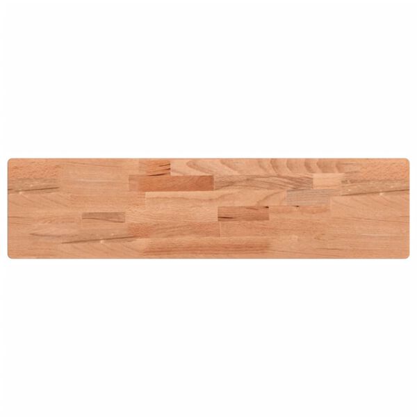 vidaXL Wandschap 80x20x4 cm massief beukenhout