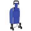 vidaXL Winkel trolley Blauw 39,5 x 33 x 93 cm Oxford stof