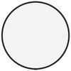 vidaXL Wandspiegel rond Ø30 cm zwart