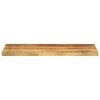 vidaXL Tafelblad rechthoekig 80x20x3,8 cm massief ruw mangohout