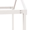 vidaXL Stapelbed met dak massief grenenhout wit 75x190 cm