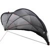 vidaXL Pooldome 405 x 405 x 192 cm 185T polyester met PU-coating Zwart