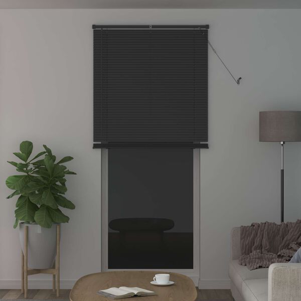 vidaXL Venetiaanse Blind Verstelbaar Zilvergrijs 213 x 80 cm PVC