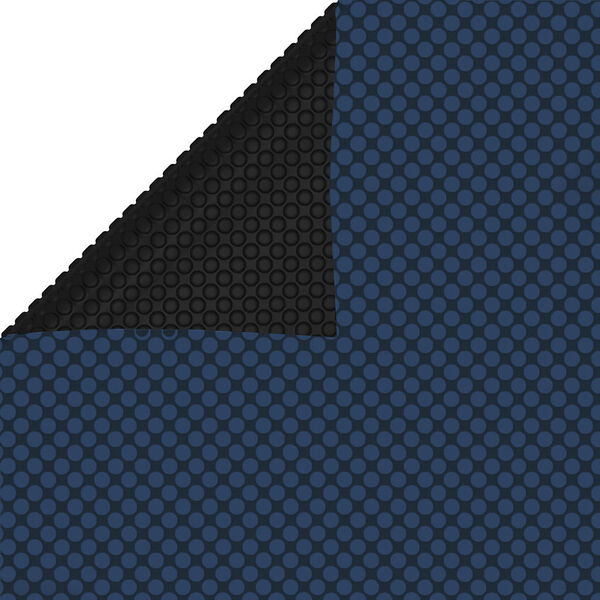 vidaXL Zwembadfolie solar drijvend 975x488 cm PE zwart en blauw