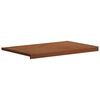 vidaXL Raamsokkel Bruin Hout 80 x 50 x 4,5 cm PVC