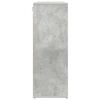 vidaXL Schoenenkast Betongrijs 77,5 x 30 x 83,5 cm Bewerkt hout