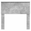 vidaXL Hoofdbord Beton Grijs 90 cm Bewerkt hout