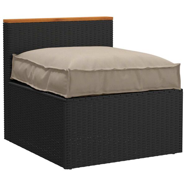 vidaXL Kussen Taupe 70 x 70 x 12 cm Oxford Stof