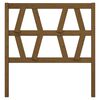 vidaXL Hoofdbord 81x4x100 cm massief grenenhout honingbruin