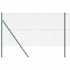 vidaXL gelast draadhek met grondbevestiging 25 x 1 m PVC-Coated Staal