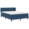 vidaXL Boxspringbed met matras met matras Blauw 140 x 190 cm Stof
