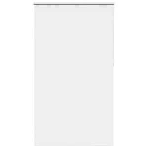 vidaXL Rolgordijn verduisterend 140x230 cm stofbreedte 136,6 cm wit
