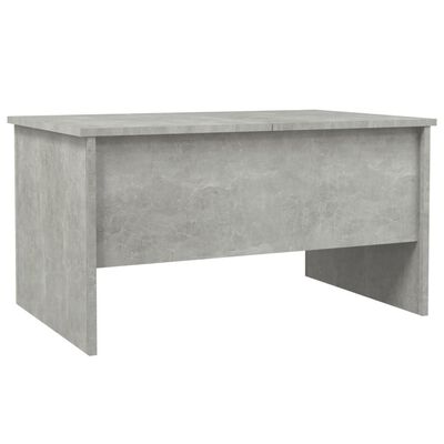 vidaXL Salontafel 80x50x42,5 cm bewerkt hout betongrijs