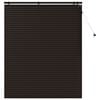 vidaXL Jaloezie Donkerbruin 135 x 160 cm 35 mm Massief Paulowniahout