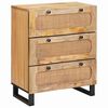 vidaXL Dressoir Bruin 60 x 33 x 75 cm Massief Mango Hout